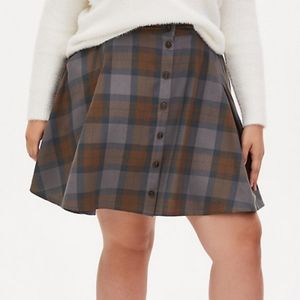 Torrid Plaid Outlander Skirt sz3 (22/24) NEW